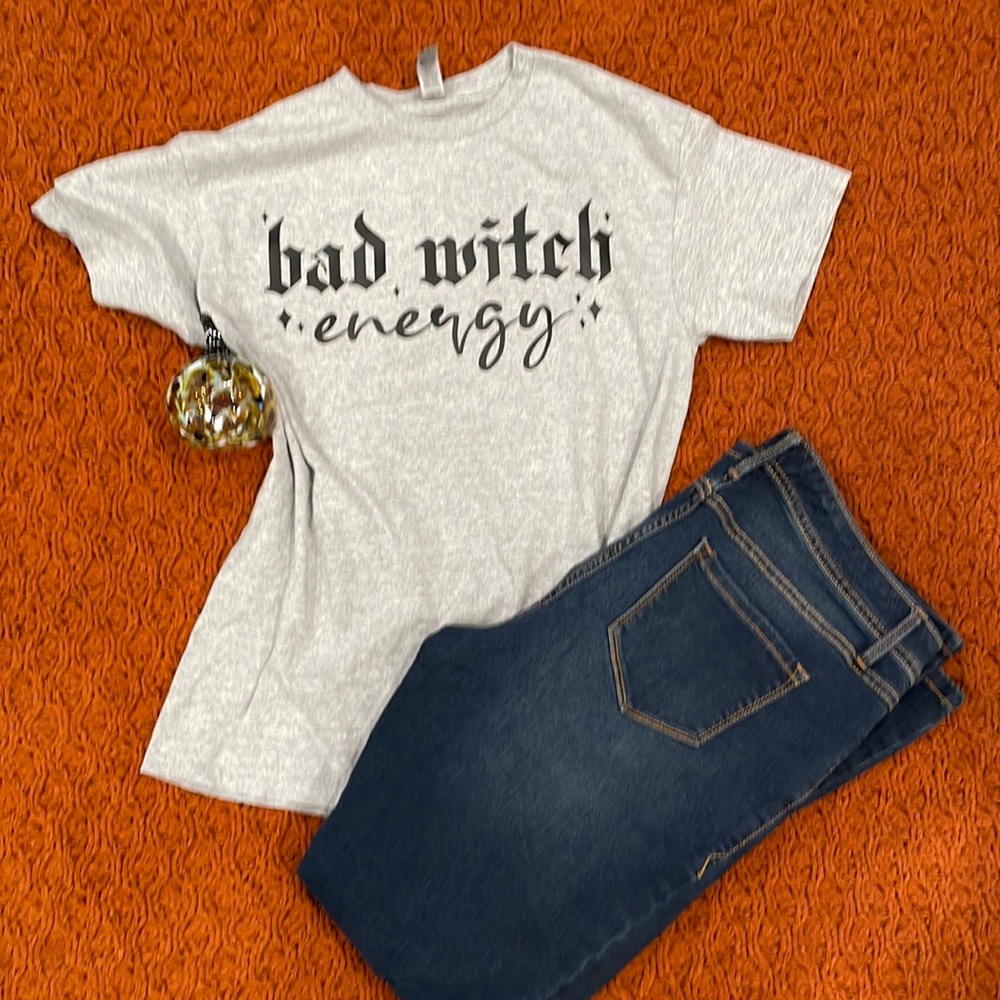 Bad witch energy tee shirt medium